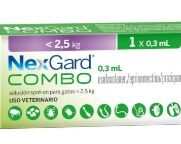 NEXGARD COMBO "GATO" HASTA 2.5KG