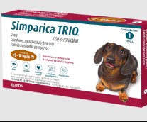 SIMPARICA TRIO CAJA X 1 TAB. (5 - 10kg) MARRÓN