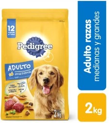 PEDIGREE ADULTO RG 2 KG