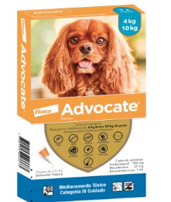 ADVOCATE  PERRO 4- 10 KG