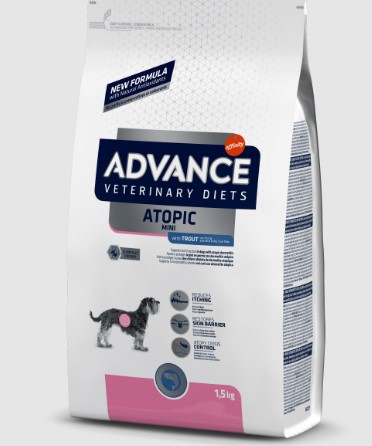 ADVANCE DOG ATOPIC MINI TRUCHA X 1.5 KG 