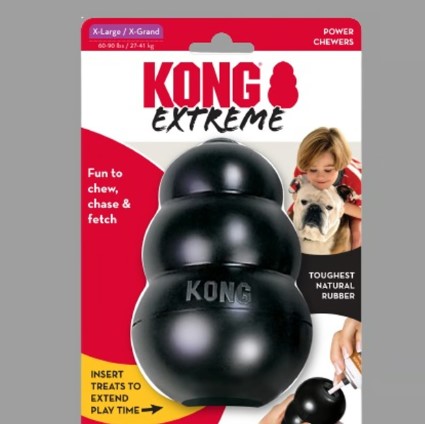 KONG PERRO CAUCHO EXTREME PORTAPASABOCAS EXTRA LARGE