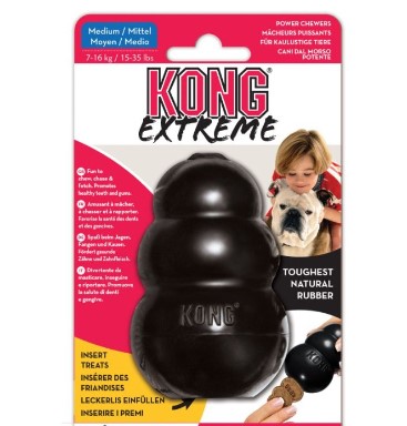 KONG PERRO CAUCHO EXTREME PORTAPASABOCAS MEDIUM