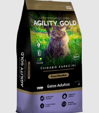 AGILITY GOLD GATOS ESTERILIZADOS 3# 3KG