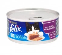FELIX PATE PAVO Y MENUDENCIAS X 156 G (lata)