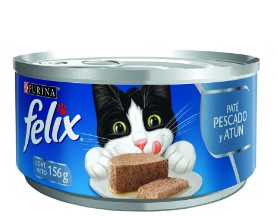 FELIX PATE PESCADO Y ATUN X 156 G (lata)
