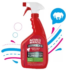 NATURE MIRACLE ELIMINADOR MANCHAS Y OLORES LEMON 32 OZ