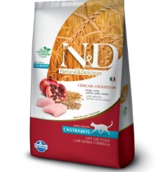 N&D ANCESTRAL FELINE ADULT FRANGO CASTRADO 7,5 KG