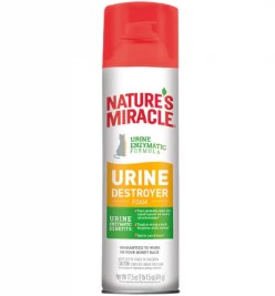NATURE MIRACLE DESTRUCTOR DE ORINA GATO AEROSOL 17.5 OZ