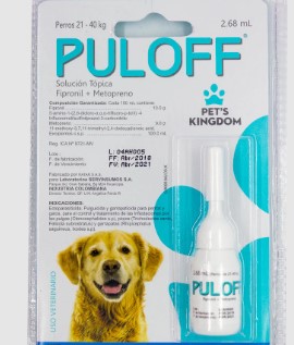 PULOFF 21A40 KG (2.68 ML) X 1 PIPETA