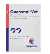 QUERCETOL VET 100 MG CAJA X 10 TAB