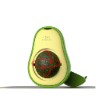 BOLA DE CATNIP DISEÑO AGUACATE (CALABAZA)