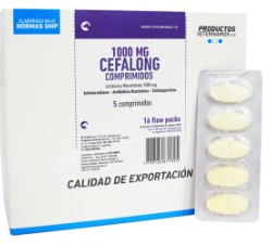 CEFALONG 1000 MG BLISTER X 5 TAB (CEFALEXINA)