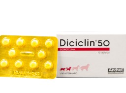 DICICLIN 50 MG CAJA X 10 TAB (DOXICICLINA)