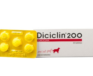 DICICLIN 200 MG CAJA X 30 TAB (DOXICICLINA)