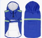 CHAQUETA IMPERMEABLE PARA PERRO TALLA M (CALABAZA)