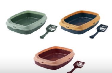 ARENERA MEDIANA CON LIMPIA PATAS (CALABAZA)