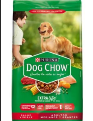 DOG CHOW ADULT MEDIANO Y GRANDE X 2KG