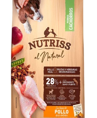 NUTRISS NATURAL CACHORRO POLLO X 15 KG