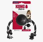 KONG PERRO CAUCHO EXTREME PELOTA CON LAZO LARGE