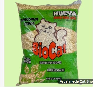 ARENA DE MAIZ  SMALE CATS 4KG LIMON