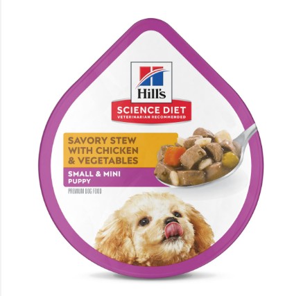 C PUPPY SMALL PAWS TRAY STEW WITH CHICKEN 99 GR
