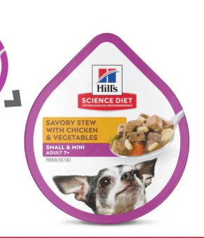 C ADULT 7+ SMALL PAWS TRAY STEW WITH CHICKEN 99 GR