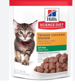 F KITTEN TENDER CHICKEN POUCHE 79 GR