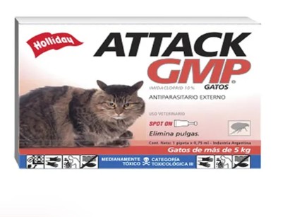 ATTACK GATO 1 PIPETA X 0,75ML