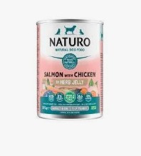 NATURAL ADULT SALMON/CHICKENJELLY 390G