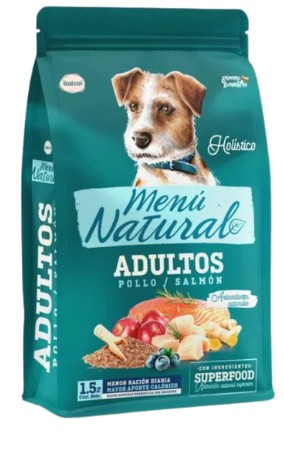MENU NAT PERRO POLLO Y SALMON PACK (4" 1.5KG)