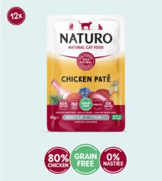 NATURO CAT POUCH CHICKEN PATE 85 GR