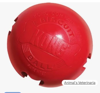 KONG PERRO CAUCHO CLASSIC PELOTA PORTAPASABOCAS