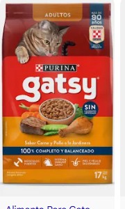 GATSY ADULTO POLLO Y CARNE 17KG
