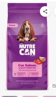 NUTRECAN SEÑIOR SALMON Y QUESO 6KG