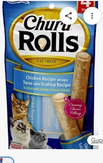 CHURU ROLLS CHICKEN WRAPS TUNA SCALLOP (10GR AZUL)