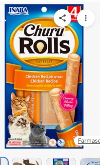 CHURU ROLLS CHICKEN WRAPS CHICKEN (10GR NARANJA)