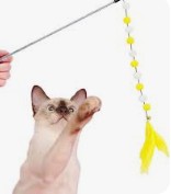 VARA PARA GATO PLUMAS+FIGURA