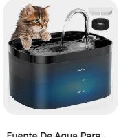 FUENTE TRASLUCIDA PARA GATOS