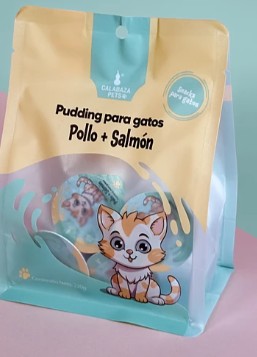 PUDDING PARA GATOS POLLO+SALMON(BOLSAX10U)