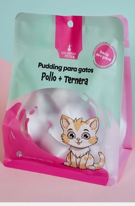 PUDDING PARA GATO POLLO+TERNERA(BOLSA X 10U)
