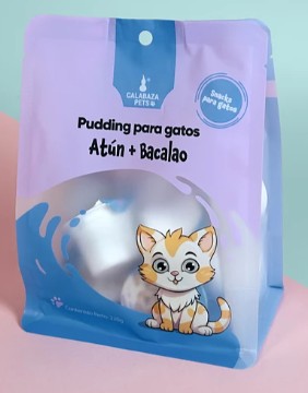 PUDDING PARA GATOS ATUN+BACALAO(BOLSAX10U)