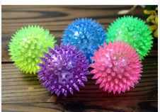 PELOTA CON SONIDO Y LUZ (ROSADO)