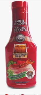 SALSA  CASERA CON SABOR A TOCINETA( 375ML)