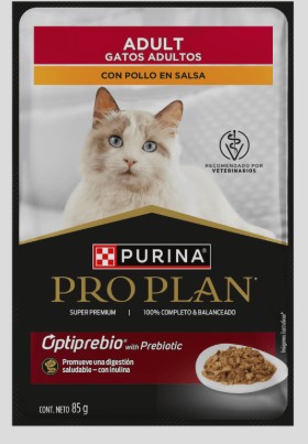 POUCHE PROPLAN GATO ADULTO POLLO 85GR