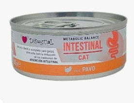 DISUGUAL INTESTINAL CAT PAVO 85GR LATA