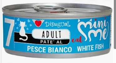 DISUGUAL CAT MINI-ME PESCADO BLANCO 85GR LATA