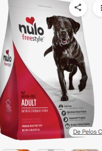NULO DOG GRAIN FREE LAMB 4.5LB