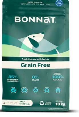 BONNAT CANINE ADULTO GRAIN FREE M&L BREEDS 10KG