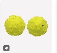 PELOTA HUESITO COLOR PASTEL( AMARILLO)